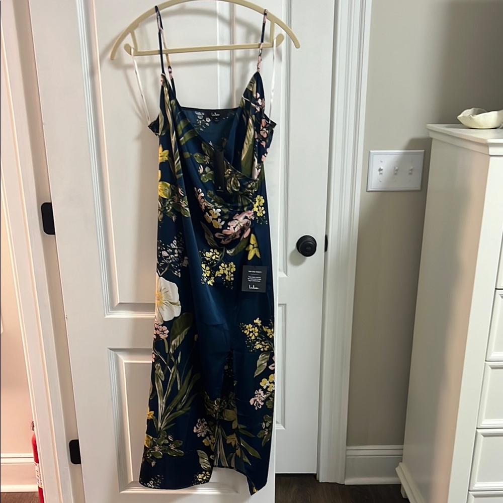 Floral Spaghetti Strap Dress